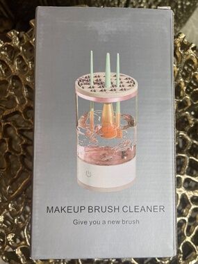 NEW Automatic Makeup Brush Cleaner Electric Cleaning Machine Fast Clean Dryer